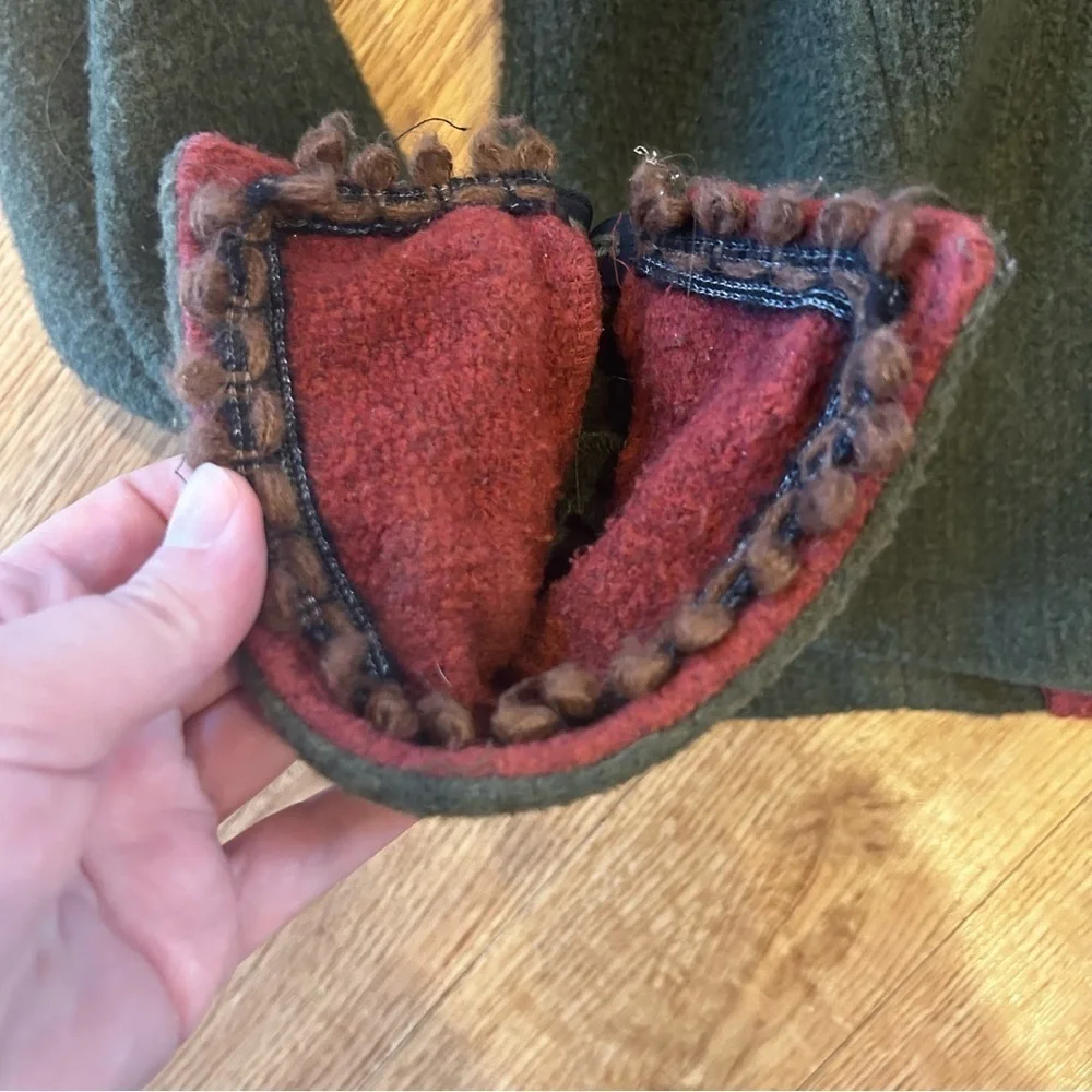 Tasha Polizzi Dark Pine Green Fleece Jacket for Saddleblanket Co. - Picture 9 of 10